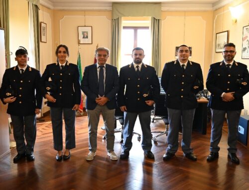 Nuovi agenti per la Questura di Lodi, accolti dal Questore Pio Russo